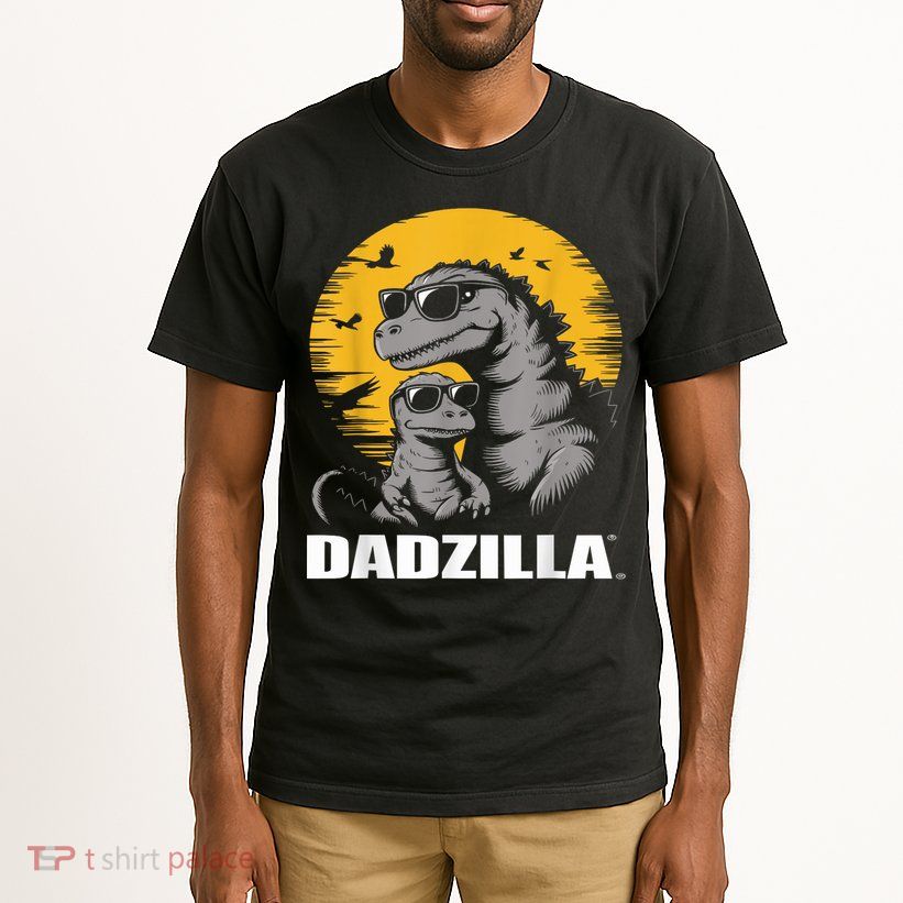 Fathers Day Surprise For The Ultimate Dino Dad DADZILLA Retro Tall T-Shirt