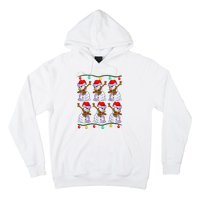 Festive Dabbing Snowman Holiday Decor Hoodie