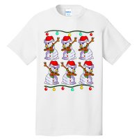 Festive Dabbing Snowman Holiday Decor Tall T-Shirt