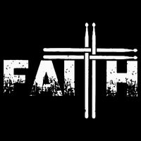 Faith Drum Stick Cross Christian God Jesus Fun Drummer Doggie Tank