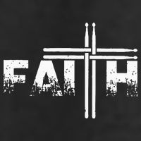 Faith Drum Stick Cross Christian God Jesus Fun Drummer 11oz C Handle Ceramic Mug