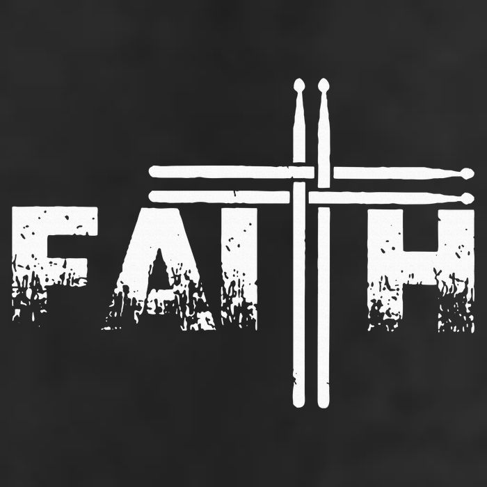Faith Drum Stick Cross Christian God Jesus Fun Drummer 11oz C Handle Ceramic Mug