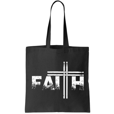 Faith Drum Stick Cross Christian God Jesus Fun Drummer Bag
