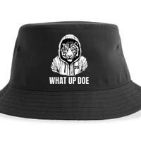 Funny Detroit Slang What Up Doe 313 Sustainable Bucket Hat