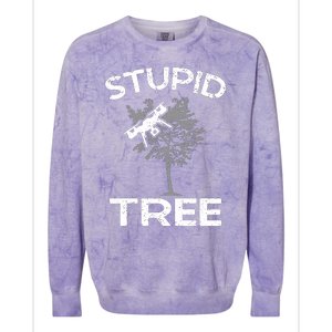 Funny Drones Stupid Tree Rc Drone Pilot Quadcopter Fpv Colorblast Crewneck Sweatshirt