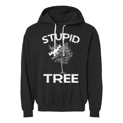 Funny Drones Stupid Tree Rc Drone Pilot Quadcopter Fpv Garment-Dyed Fleece Hoodie