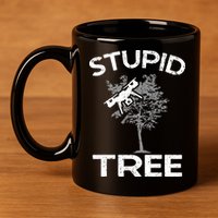 Funny Drones Stupid Tree Rc Drone Pilot Quadcopter Fpv 11oz C Handle Ceramic Mug