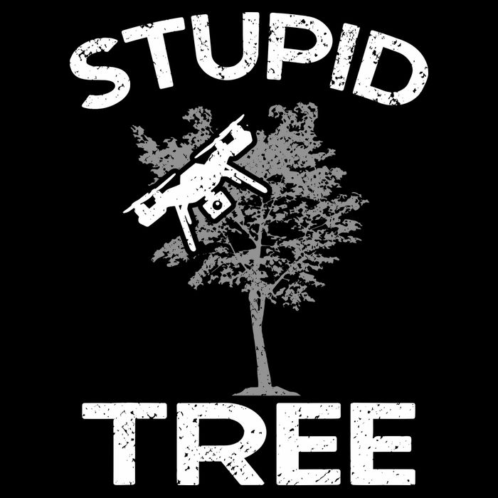 Funny Drones Stupid Tree Rc Drone Pilot Quadcopter Fpv Drawstring Bag