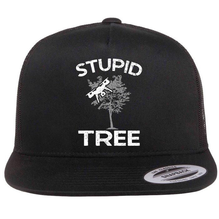 Funny Drones Stupid Tree Rc Drone Pilot Quadcopter Fpv Flatbill Hat
