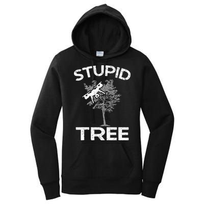 Funny Drones Stupid Tree Rc Drone Pilot Quadcopter Fpv Women's Pullover Hoodie