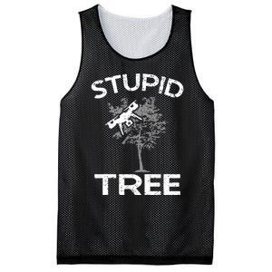 Funny Drones Stupid Tree Rc Drone Pilot Quadcopter Fpv Mesh Reversible Basketball Jersey Tank