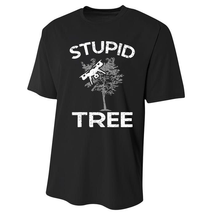 Funny Drones Stupid Tree Rc Drone Pilot Quadcopter Fpv Performance Sprint T-Shirt