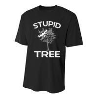 Funny Drones Stupid Tree Rc Drone Pilot Quadcopter Fpv Youth Performance Sprint T-Shirt