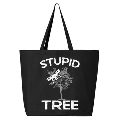 Funny Drones Stupid Tree Rc Drone Pilot Quadcopter Fpv 25L Jumbo Tote