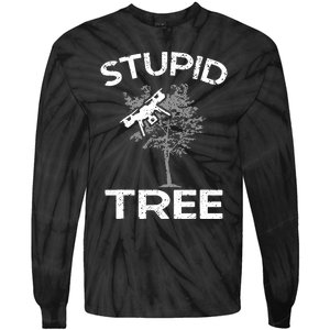 Funny Drones Stupid Tree Rc Drone Pilot Quadcopter Fpv Tie-Dye Long Sleeve Shirt