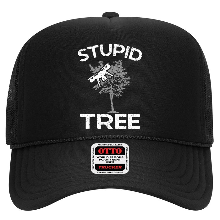 Funny Drones Stupid Tree Rc Drone Pilot Quadcopter Fpv Trucker Hat