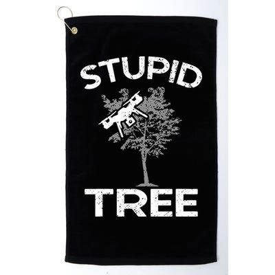 Funny Drones Stupid Tree Rc Drone Pilot Quadcopter Fpv Golf Towel