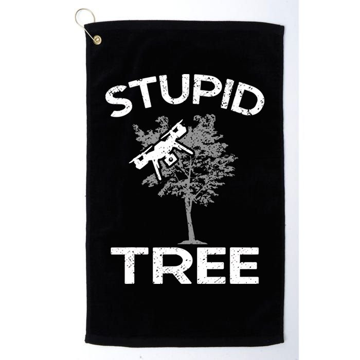 Funny Drones Stupid Tree Rc Drone Pilot Quadcopter Fpv Golf Towel