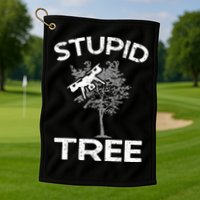 Funny Drones Stupid Tree Rc Drone Pilot Quadcopter Fpv Golf Towel