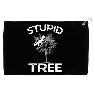 Funny Drones Stupid Tree Rc Drone Pilot Quadcopter Fpv Grommeted Golf Towel