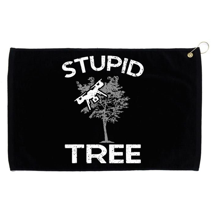 Funny Drones Stupid Tree Rc Drone Pilot Quadcopter Fpv Grommeted Golf Towel