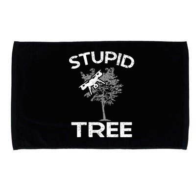 Funny Drones Stupid Tree Rc Drone Pilot Quadcopter Fpv Microfiber Hand Towel
