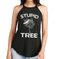 Funny Drones Stupid Tree Rc Drone Pilot Quadcopter Fpv Women's Perfect Tri Rocker Tank