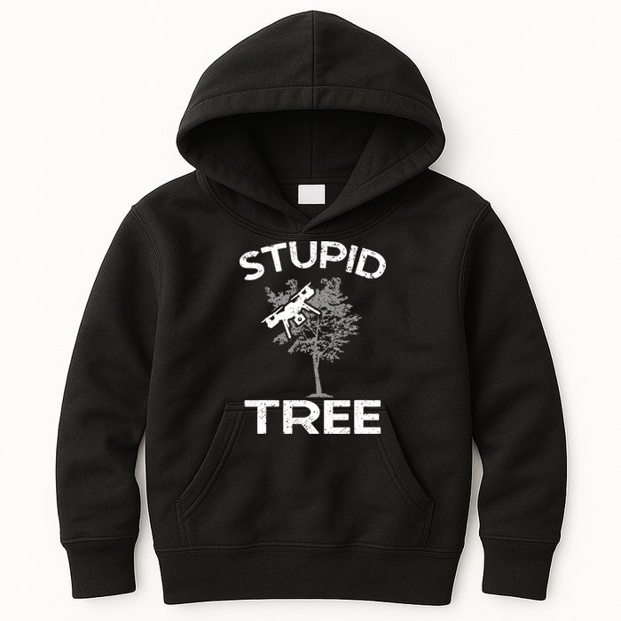 Funny Drones Stupid Tree Rc Drone Pilot Quadcopter Fpv Kids Hoodie