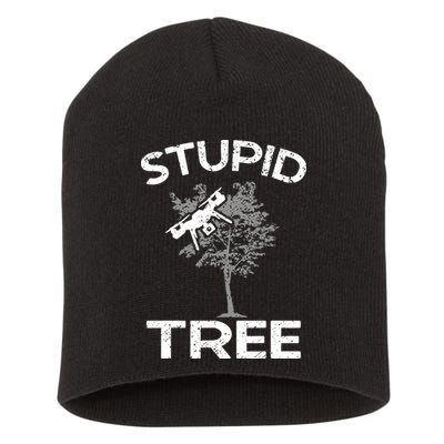Funny Drones Stupid Tree Rc Drone Pilot Quadcopter Fpv Short Acrylic Beanie