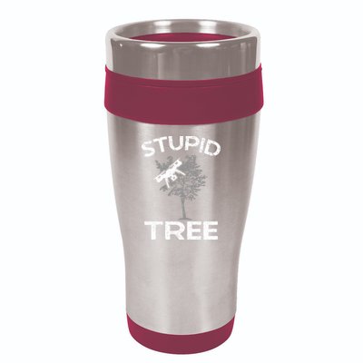 Funny Drones Stupid Tree Rc Drone Pilot Quadcopter Fpv 16oz Travel Tumbler