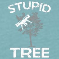 Funny Drones Stupid Tree Rc Drone Pilot Quadcopter Fpv Sueded Cloud Jersey T-Shirt