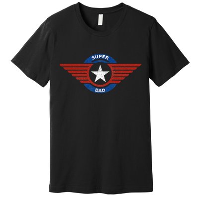 Father's Day Super Hero Dad Father and Protector Premium T-Shirt