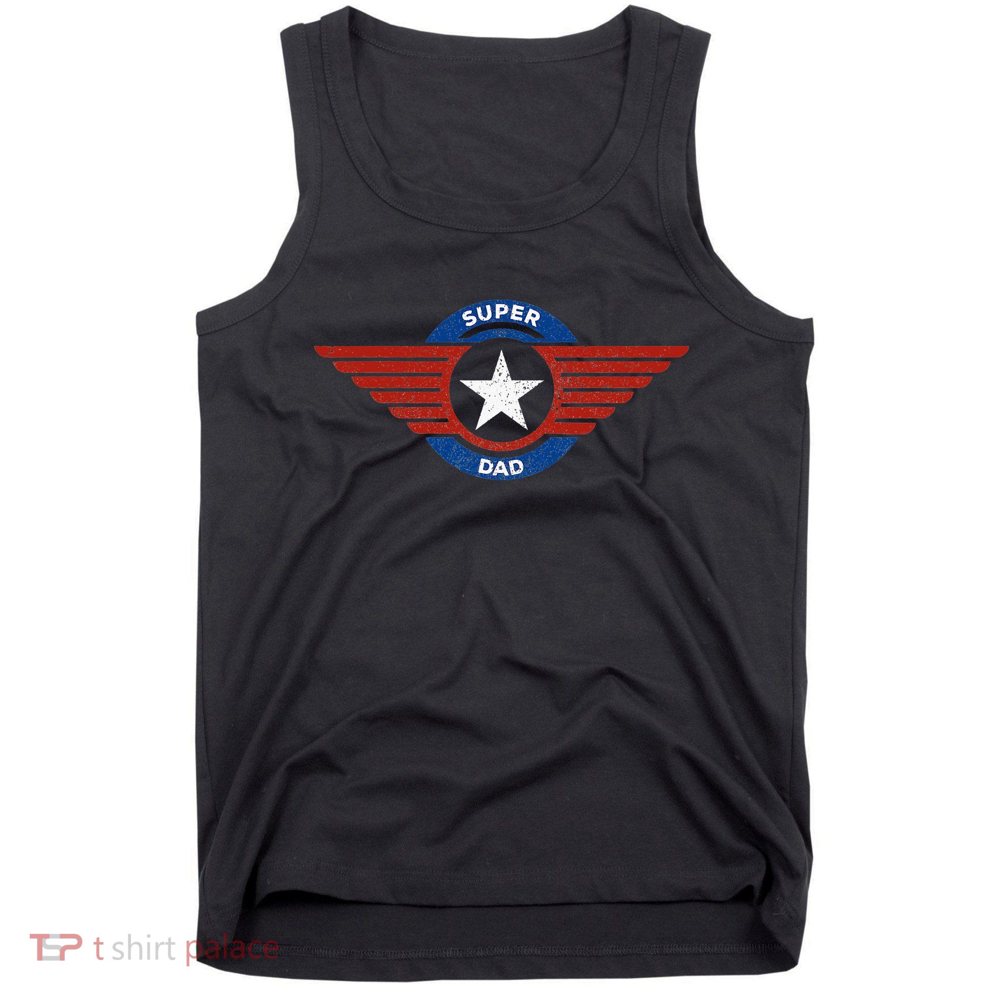 Father's Day Super Hero Dad Father and Protector Tank Top