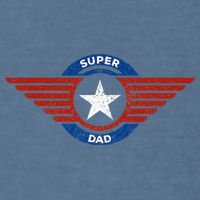 Father's Day Super Hero Dad Father and Protector Garment-Dyed Sweatshirt
