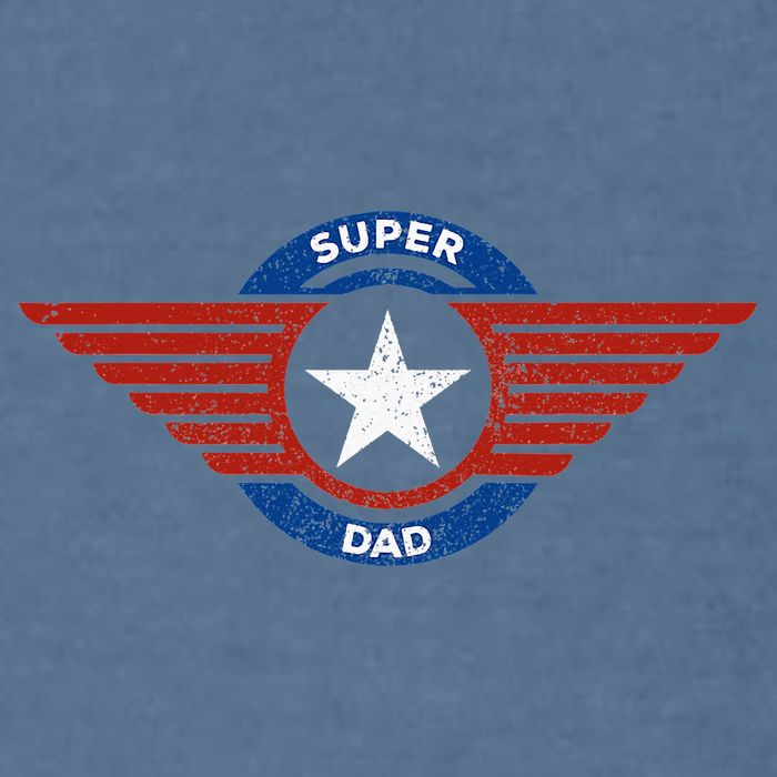 Father's Day Super Hero Dad Father and Protector Garment-Dyed Sweatshirt