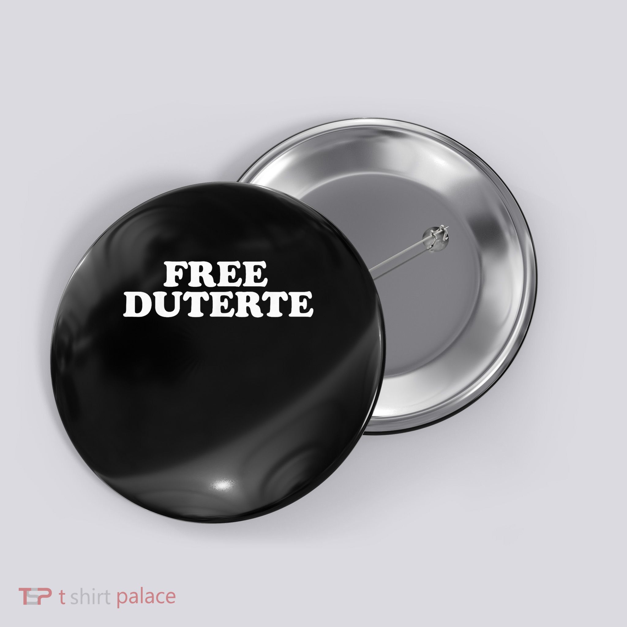 Free Duterte Supporter President Rodrigo Digong Duterte Button