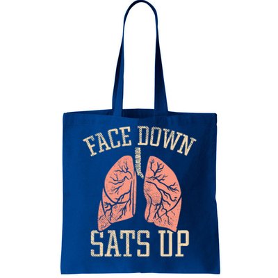 Face Down Sats Up Gift Tote Bag