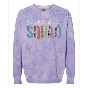 Field Day Squad Cheetah Print Colorblast Crewneck Sweatshirt