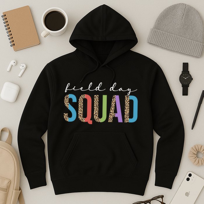 Field Day Squad Cheetah Print Hoodie