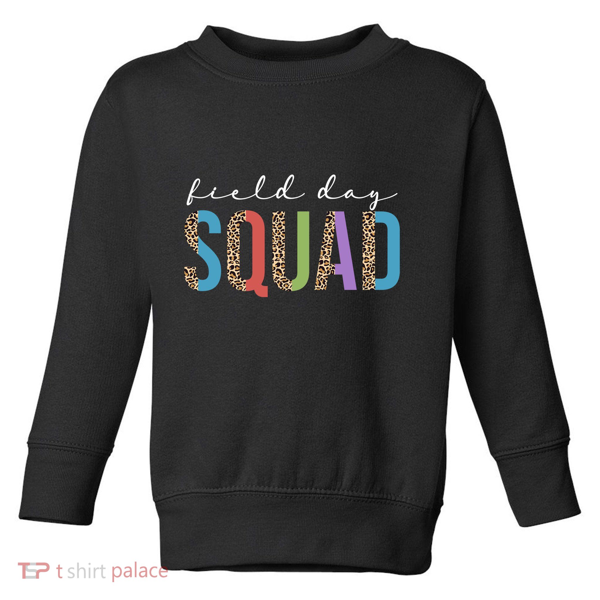 Field Day Squad Cheetah Print Toddler Sweatshirt