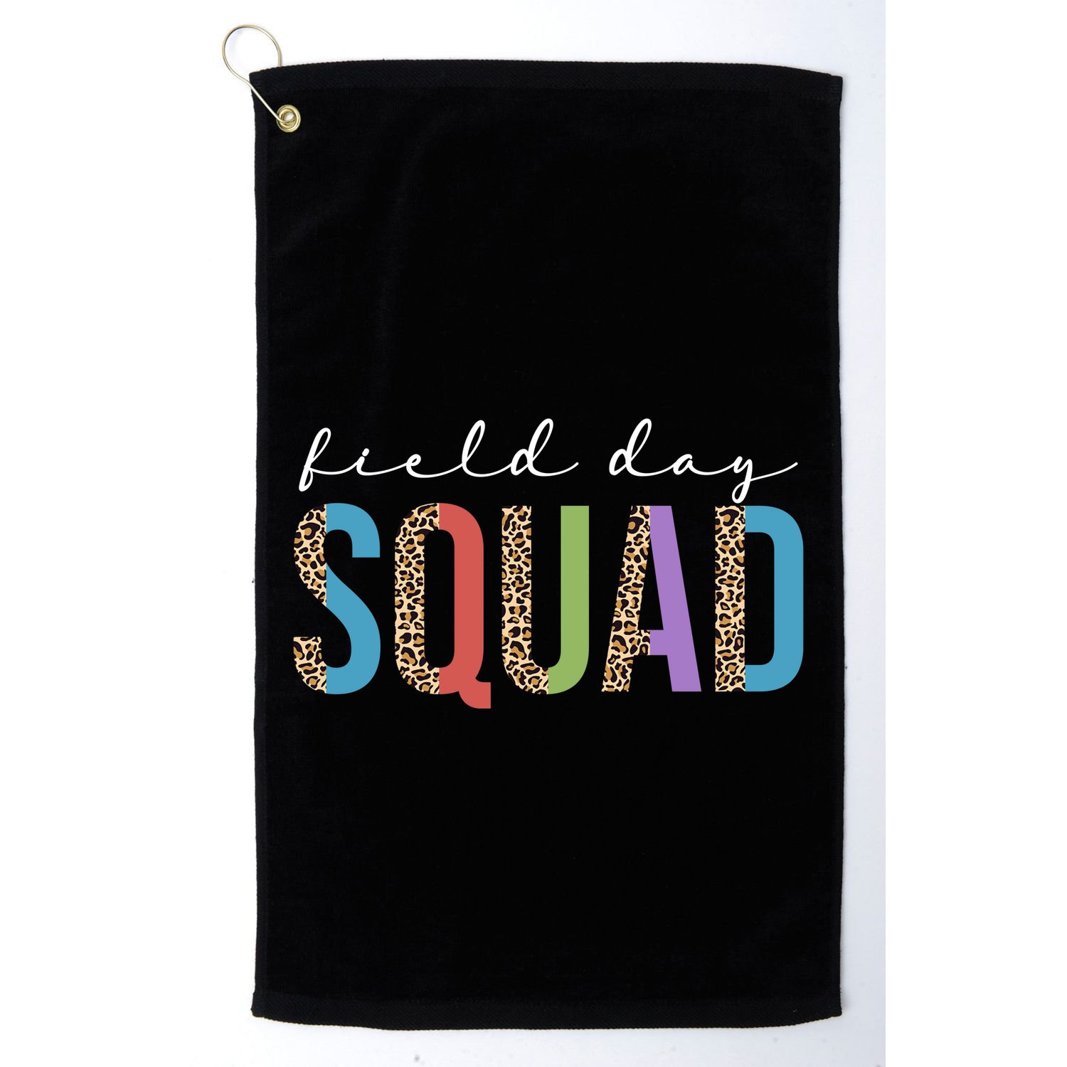 Field Day Squad Cheetah Print Golf Towel