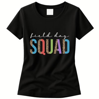 Field Day Squad Cheetah Print Womens T-Shirt