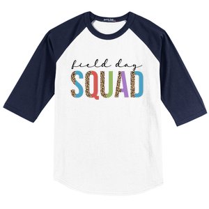 Field Day Squad Cheetah Print Baseball Sleeve Shirt