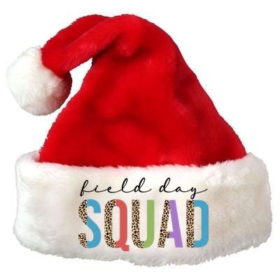 Field Day Squad Cheetah Print Premium Christmas Santa Hat