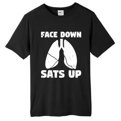 Face Down Sats Up Asthma Gift Tall Fusion ChromaSoft Performance T-Shirt