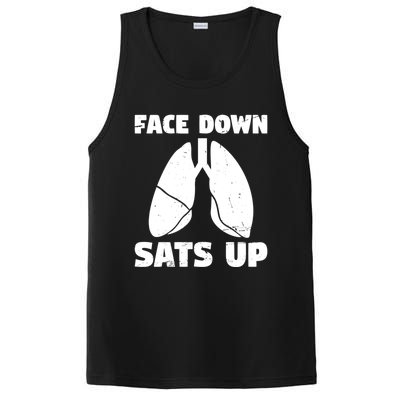 Face Down Sats Up Asthma Gift PosiCharge Competitor Tank