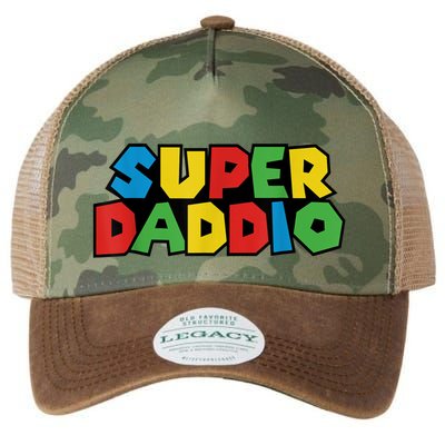 Fathers Day Super Daddio Legacy Tie Dye Trucker Hat
