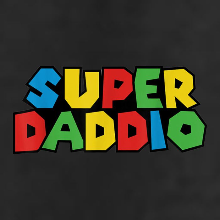 Fathers Day Super Daddio 7 Panel Mesh Trucker Snapback Hat
