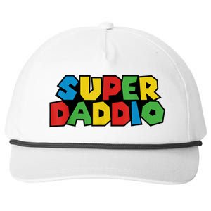 Fathers Day Super Daddio Snapback Five-Panel Rope Hat