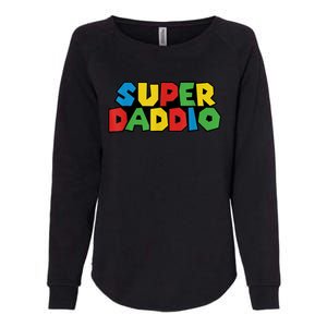 Fathers Day Super Daddio Womens California Wash Sweatshirt